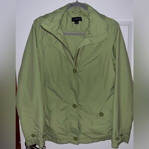 Lands' End Women's Light Green Utility Jacket